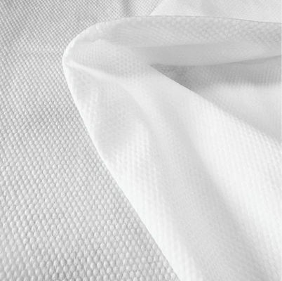 Tissus non tissés en spunlace de haute qualité non tissés parallèles et croisés pour lingettes humides
