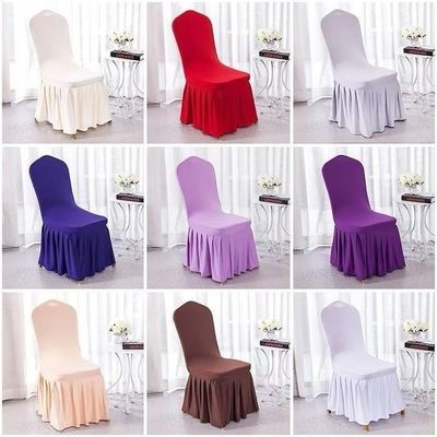 Couvertures de chaises pliantes en spandex en polyester pour hôtels